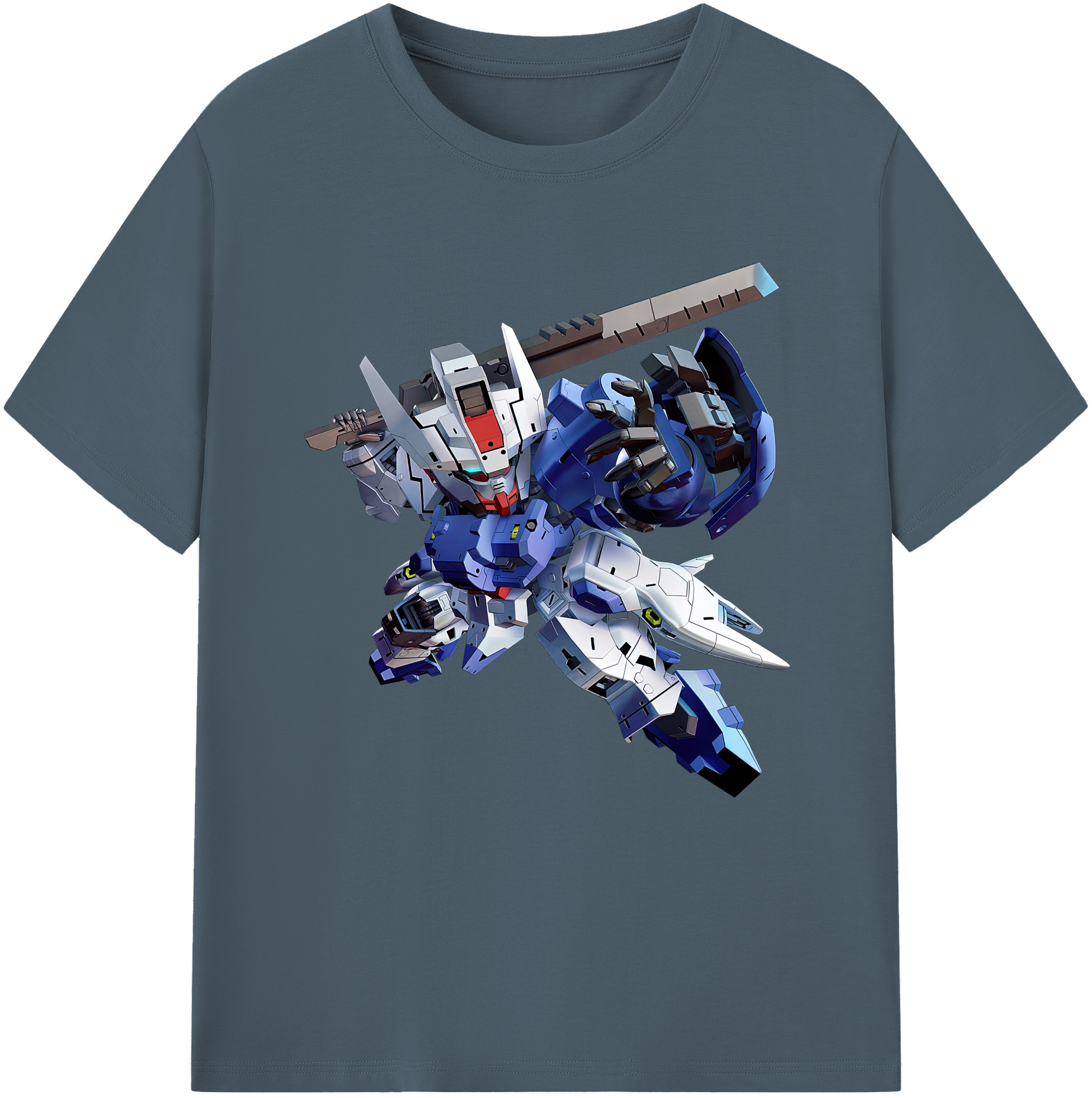 （画像用） 機動戦士ガンダム Mobile Suit Gundam 綿100％半袖Tシャツ（フロントプリント）